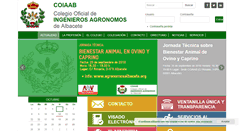 Desktop Screenshot of agronomosalbacete.com